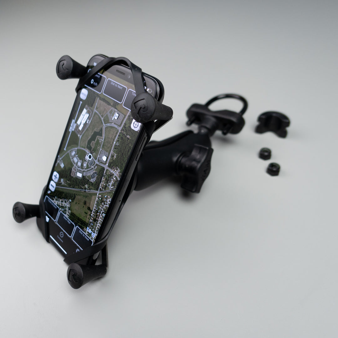 RAM® X-Grip® Large Phone Mount with Handlebar U-Bolt Base