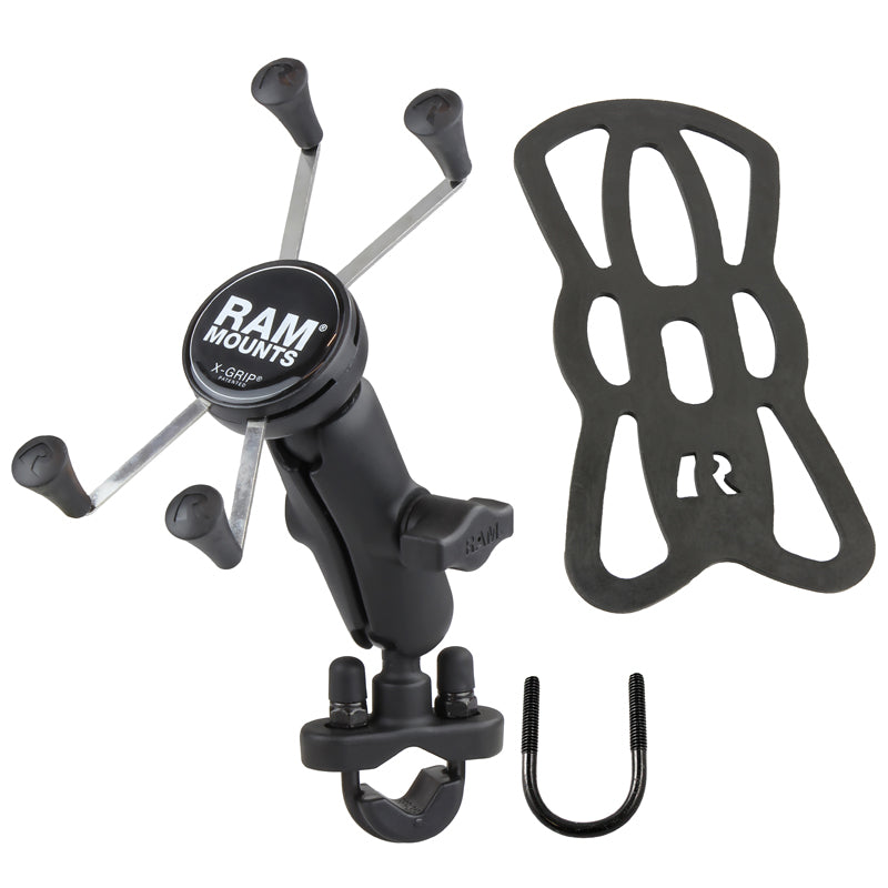 RAM® X-Grip® Large Phone Mount with Handlebar U-Bolt Base