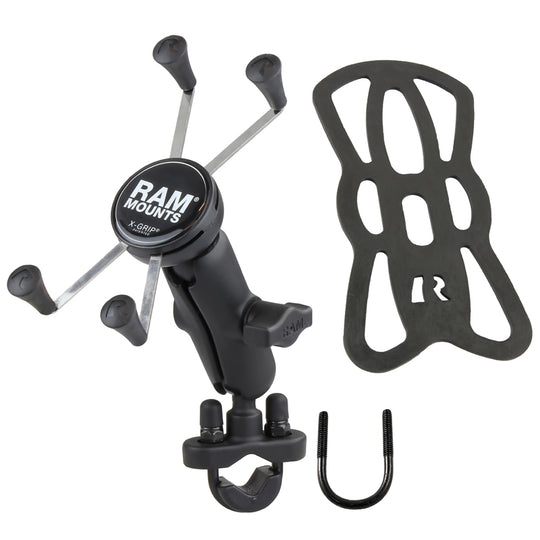 RAM® X-Grip® Large Phone Mount with Handlebar U-Bolt Base