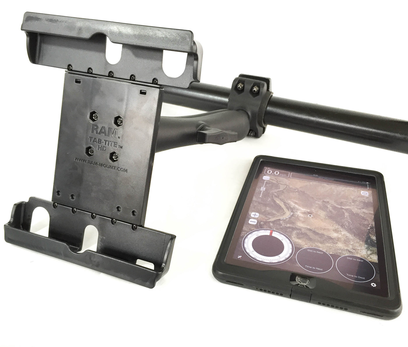 Pro 10.5" Mounting Package with RAM® Mounts Large Cage Bracket and Long Arm