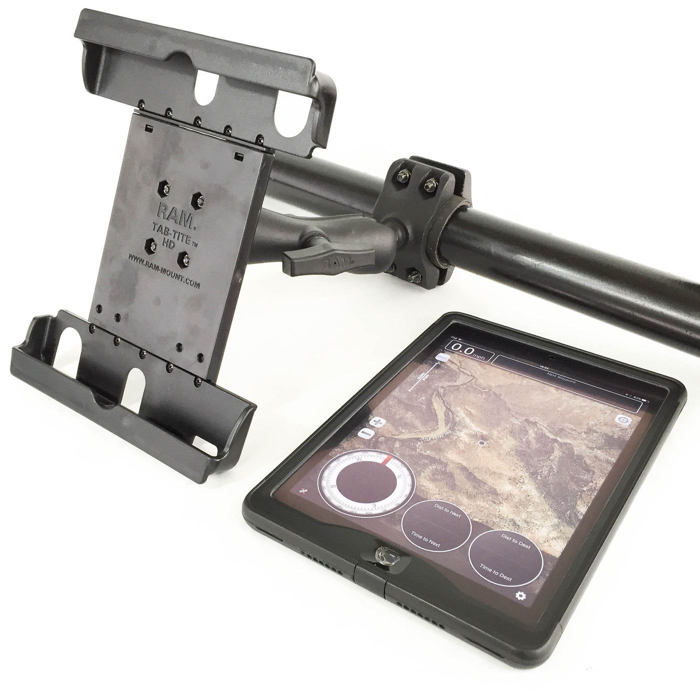 Pro 10.5" Mounting Package with RAM® Mounts Large Cage Bracket and Medium Arm