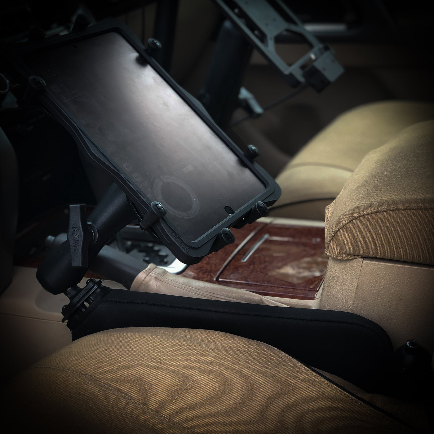RAM® Mounts Seat Tough-Wedge™ Accessory with 1.5" Ball Base and Expansion Pouch